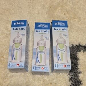 Dr. Brown's Anti-Colic Narrow Neck Plastic Baby Bottles